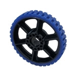 6" HiGrip Wheel, 50A Durometer (am-0940a_Blue)
