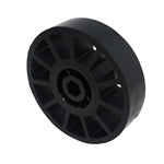 4" Compliant Wheel, 1/2" Hex Bore, 60A Durometer (am-3480_black)