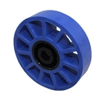 4" Compliant Wheel, 1/2" Hex Bore, 50A Durometer (am-3480_blue)